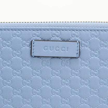 Gucci Micro Guccissima Wallet Zip Around Leather — view 6