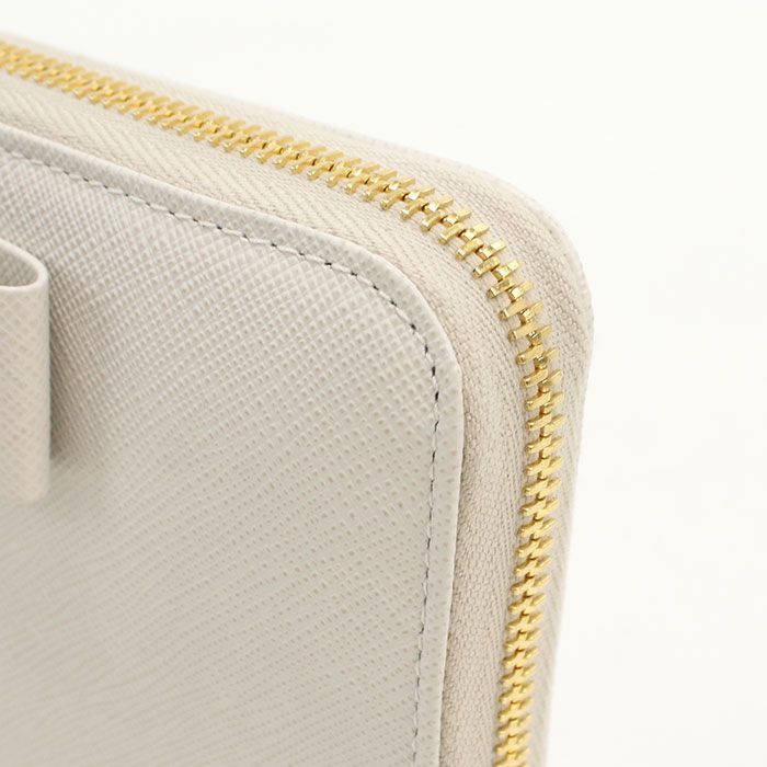 Prada Saffiano Leather Wallet Zip Around — view 8