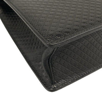 Gucci Business Bag Diamante Black Leather — view 6