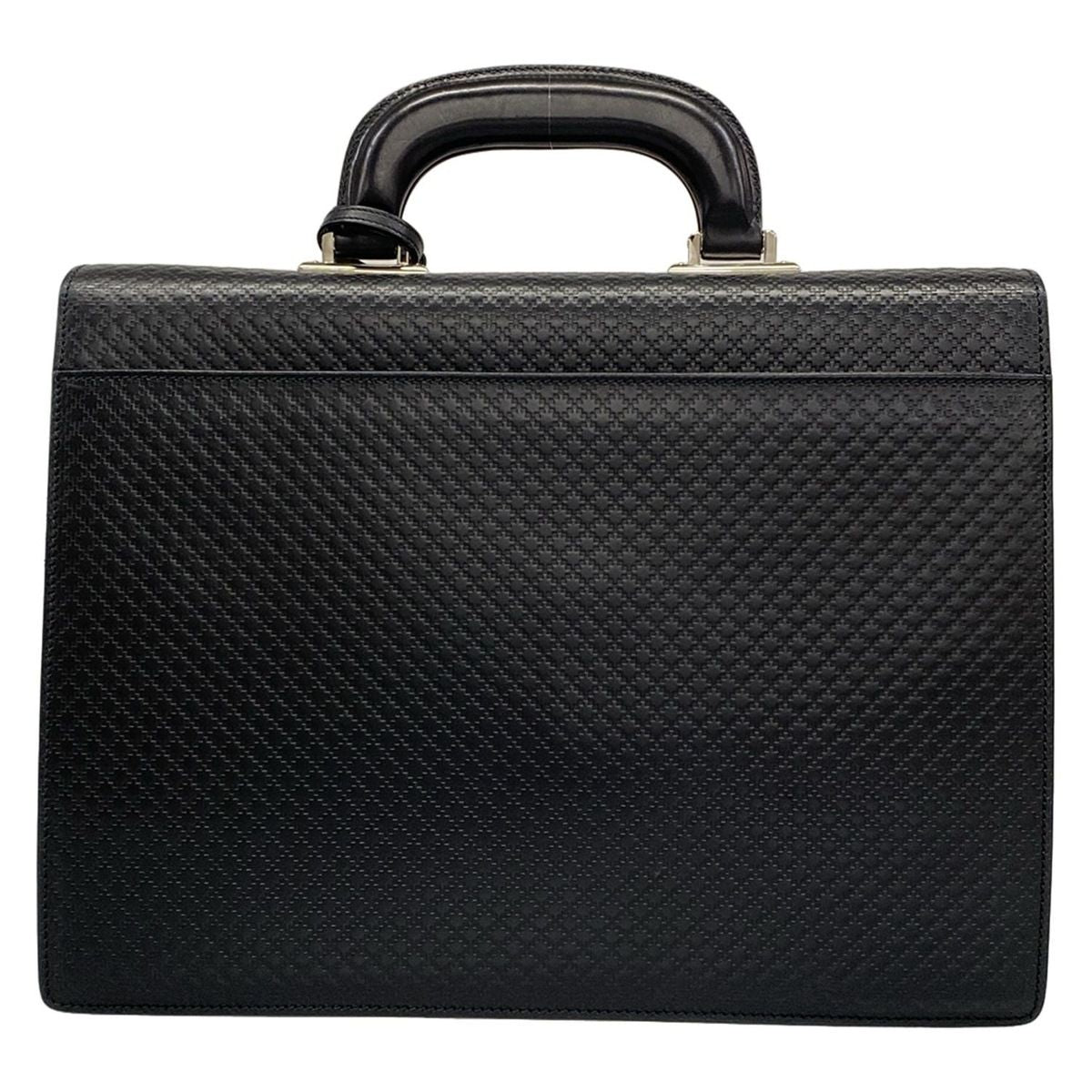 Gucci Business Bag Diamante Black Leather — view 3
