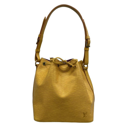 Louis Vuitton Shoulder Bag Epi Petit Noe Jaune Leather