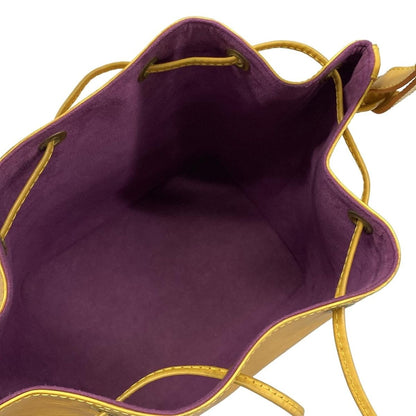 Louis Vuitton Shoulder Bag Epi Petit Noe Jaune Leather — view 7