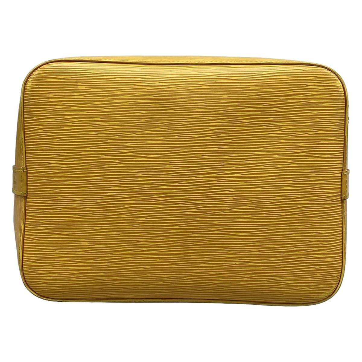 Louis Vuitton Shoulder Bag Epi Petit Noe Jaune Leather — view 5