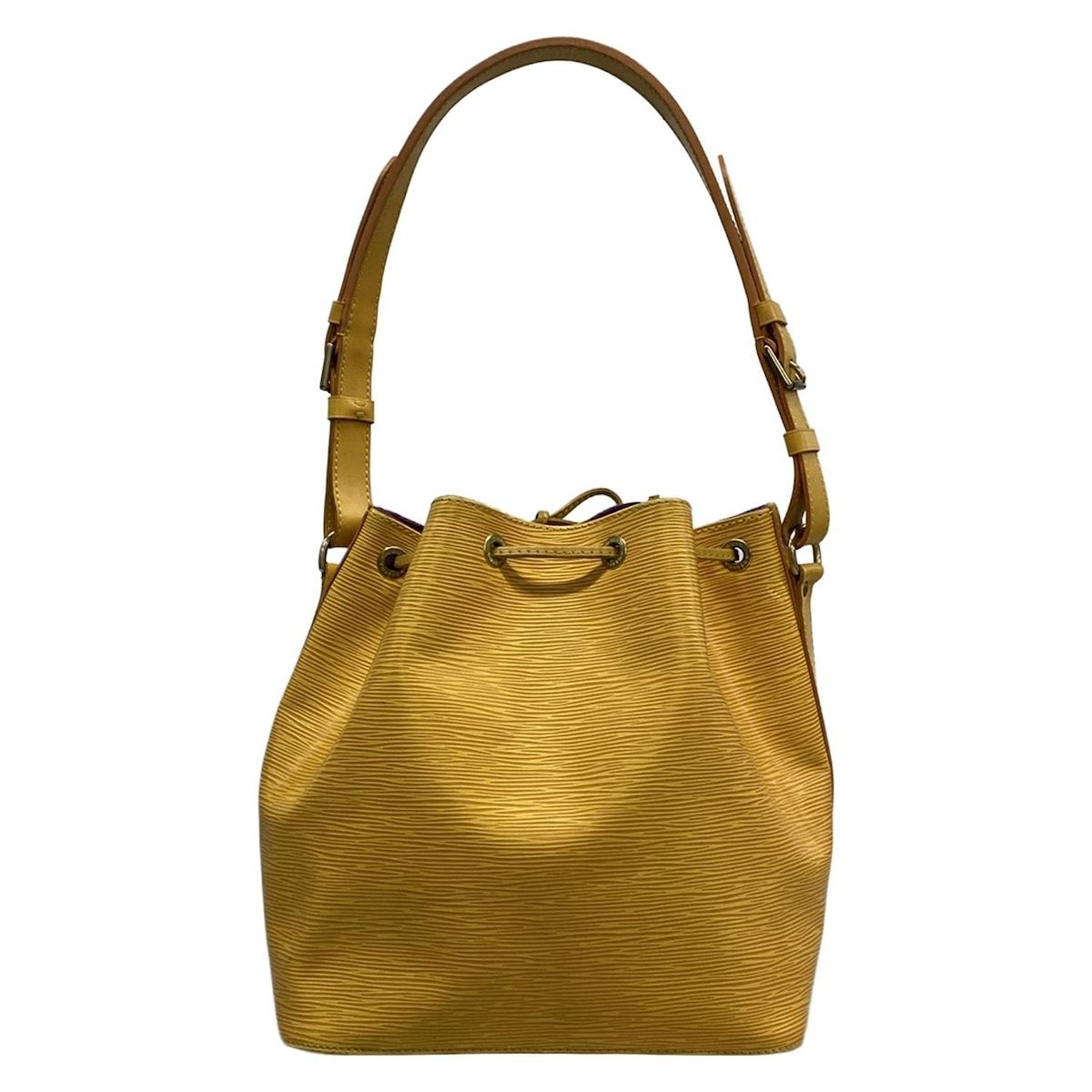 Louis Vuitton Shoulder Bag Epi Petit Noe Jaune Leather — view 3