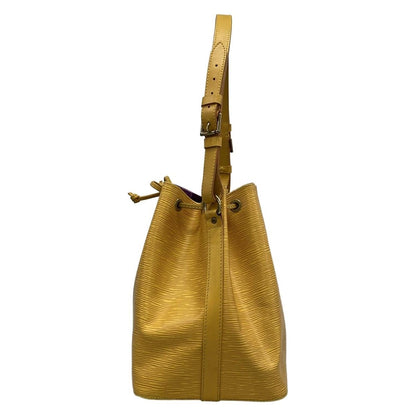 Louis Vuitton Shoulder Bag Epi Petit Noe Jaune Leather — view 4