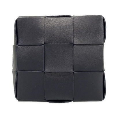 Bottega Veneta Shoulder Bag Small Cassette Crossbody Navy Leather — view 5