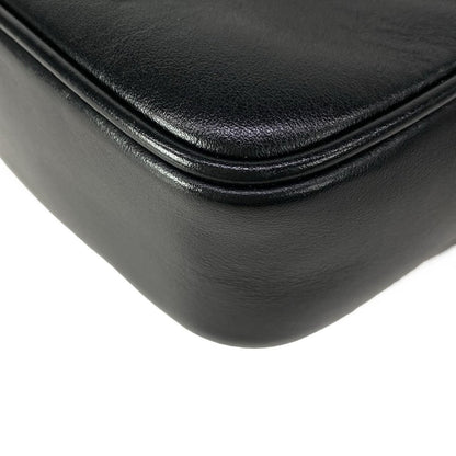 Saint Laurent Paris Waist Pouch Belt Bag Black Leather — view 6