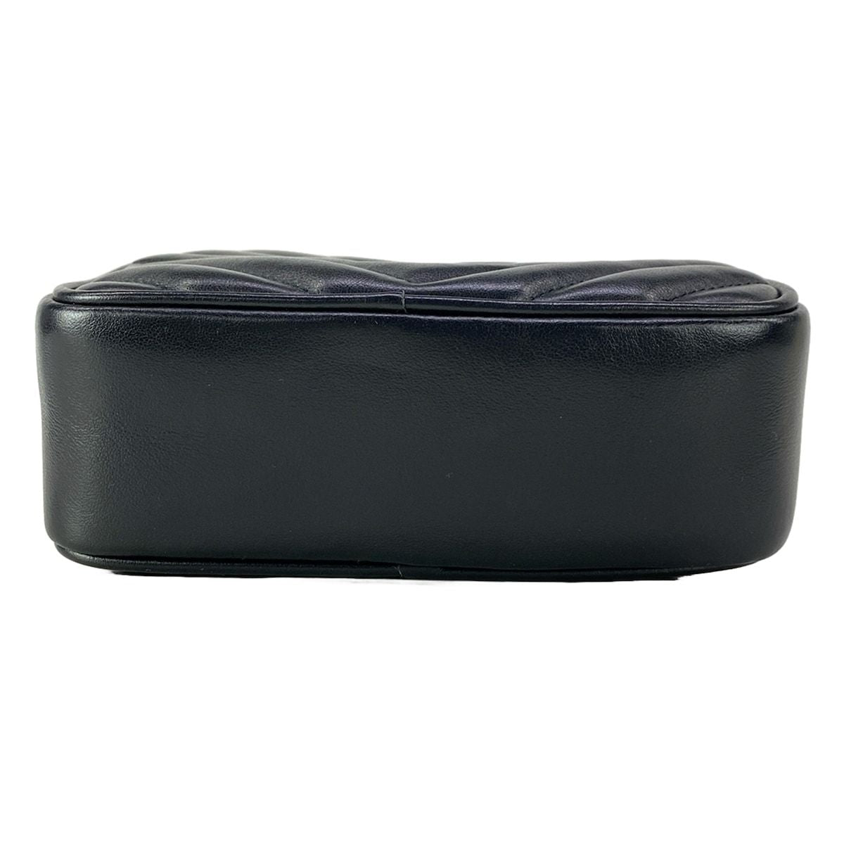 Saint Laurent Paris Waist Pouch Belt Bag Black Leather — view 5