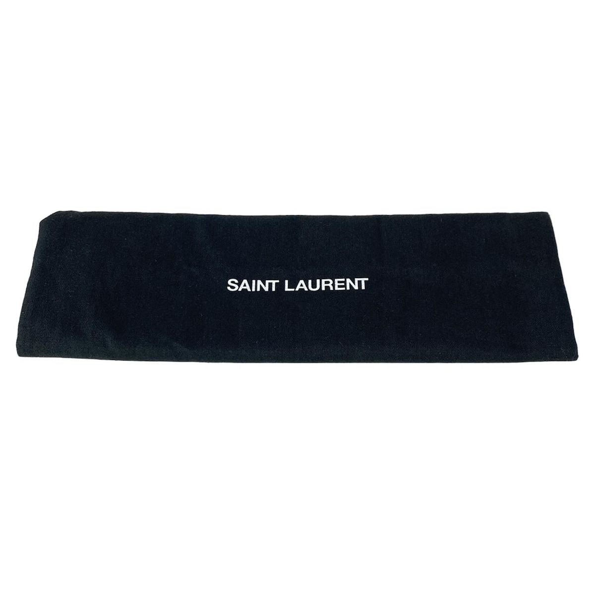 Saint Laurent Paris Waist Pouch Belt Bag Black Leather — view 8