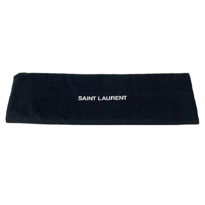 Saint Laurent Paris Waist Pouch Belt Bag Black Leather — view 8