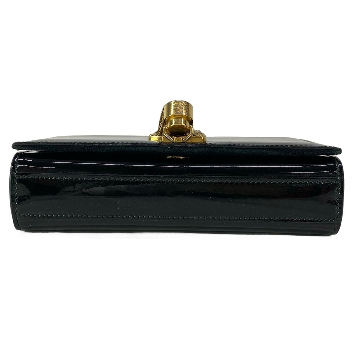Saint Laurent Paris Shoulder Bag Kate Black Chain Leather — view 5