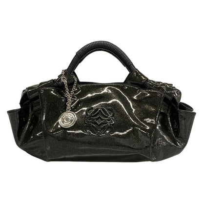 Loewe Handbag Nappa Aire Black Lame Leather