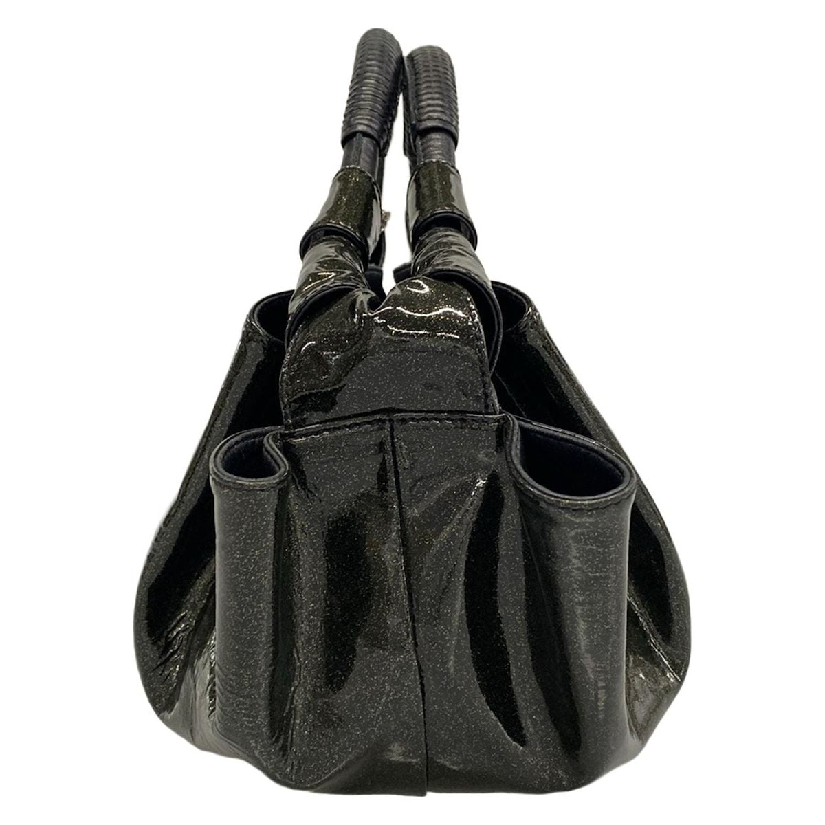 Loewe Handbag Nappa Aire Black Lame Leather — view 4