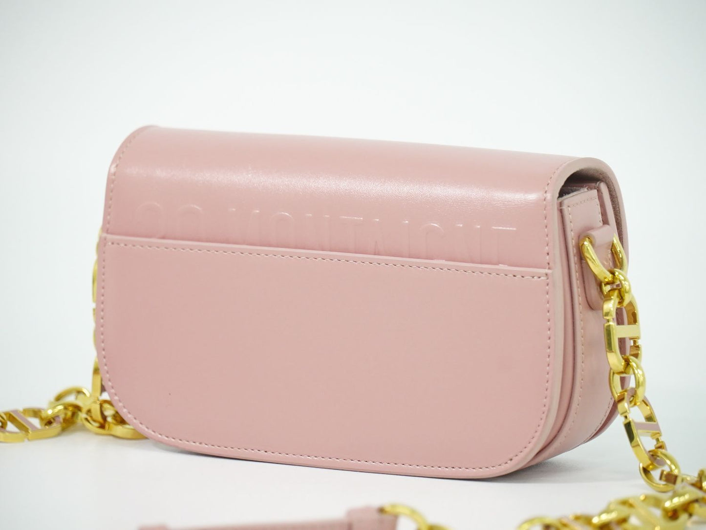 Dior 30 Montane Avenue Shoulder Bag Pochette Leather Pink — view 2