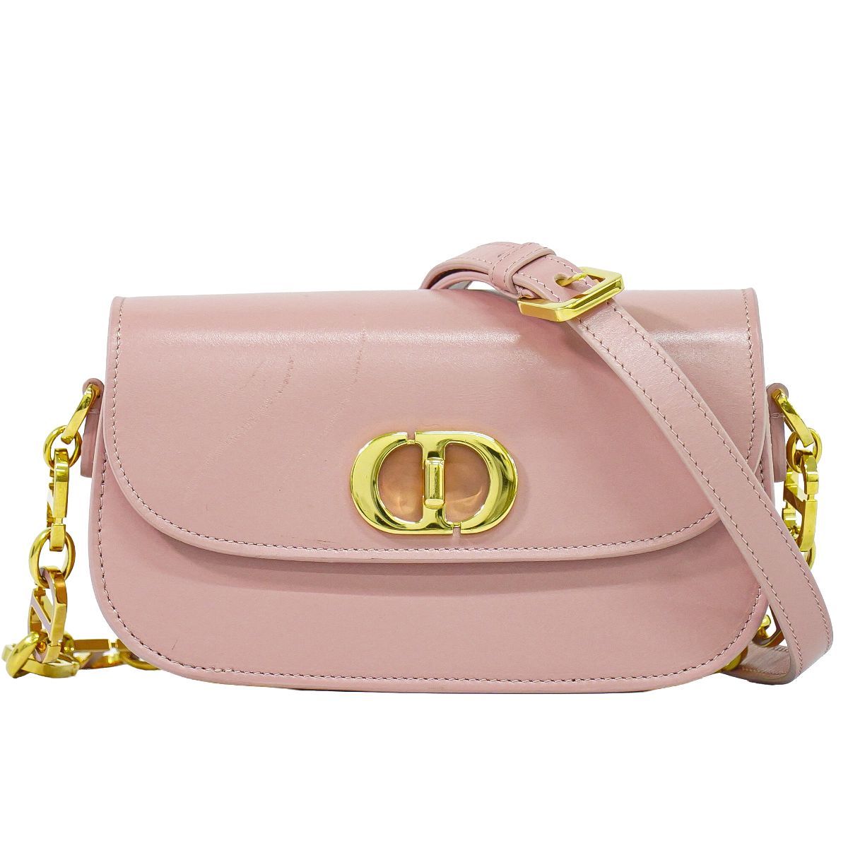 Dior 30 Montane Avenue Shoulder Bag Pochette Leather Pink