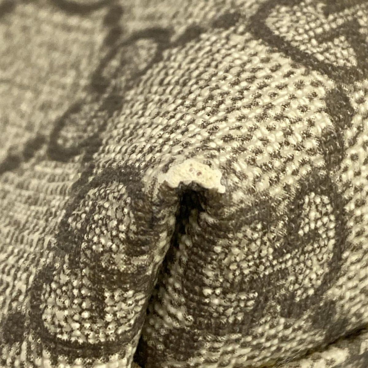 Gucci Tote GG Plus Supreme Gray Beige Ivory Leather — view 6