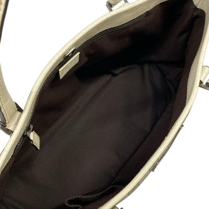 Gucci Tote GG Plus Supreme Gray Beige Ivory Leather — view 7