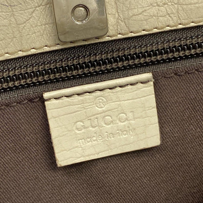 Gucci Tote GG Plus Supreme Gray Beige Ivory Leather — view 8