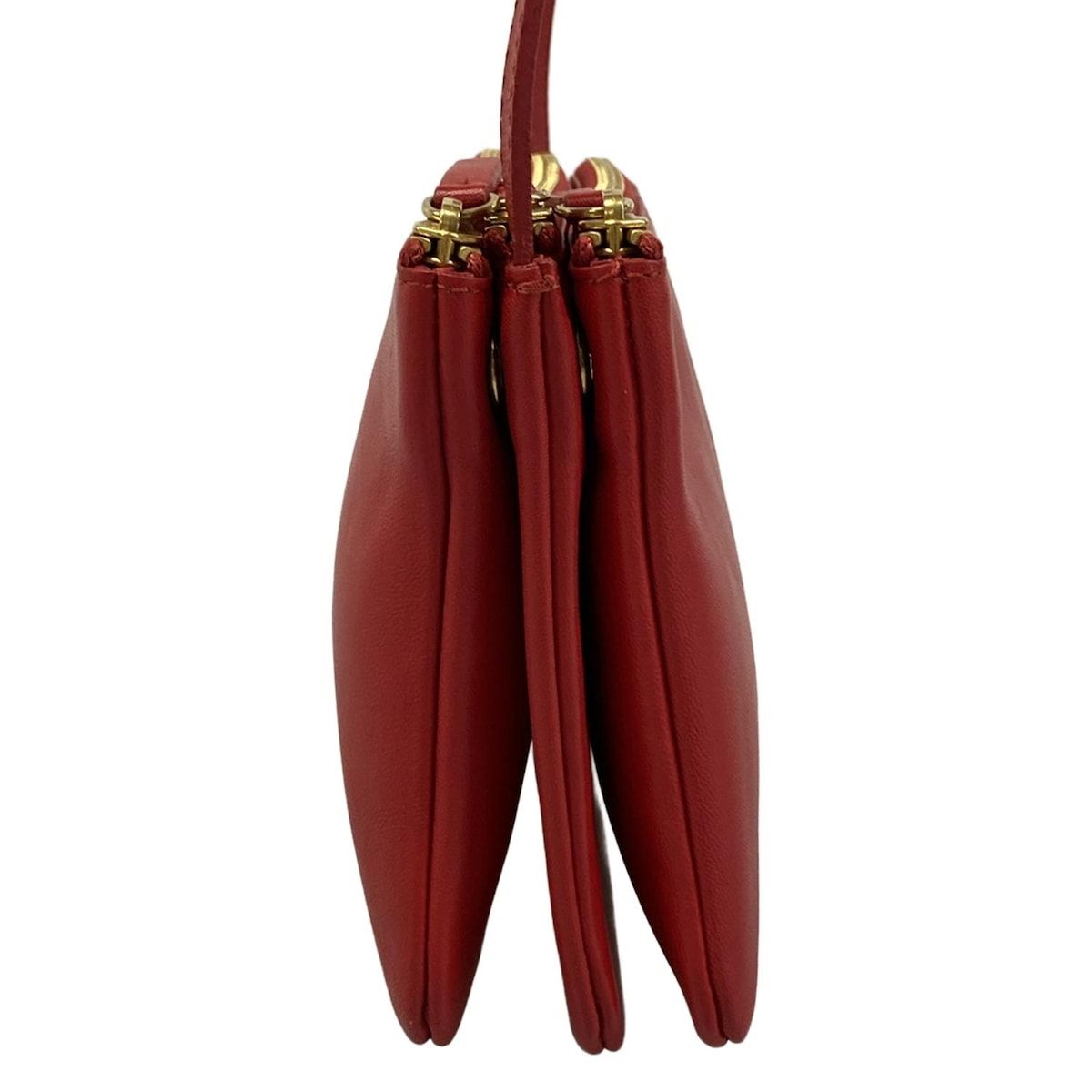 Celine Shoulder Bag Trio Red Leather — view 2