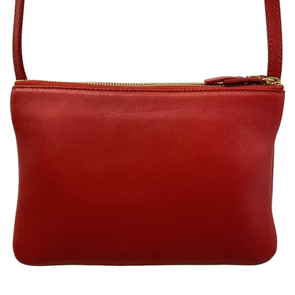 Celine Shoulder Bag Trio Red Leather — view 3