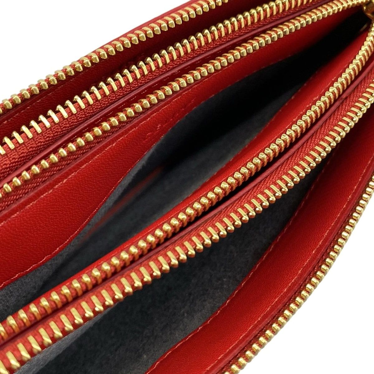 Celine Shoulder Bag Trio Red Leather — view 7