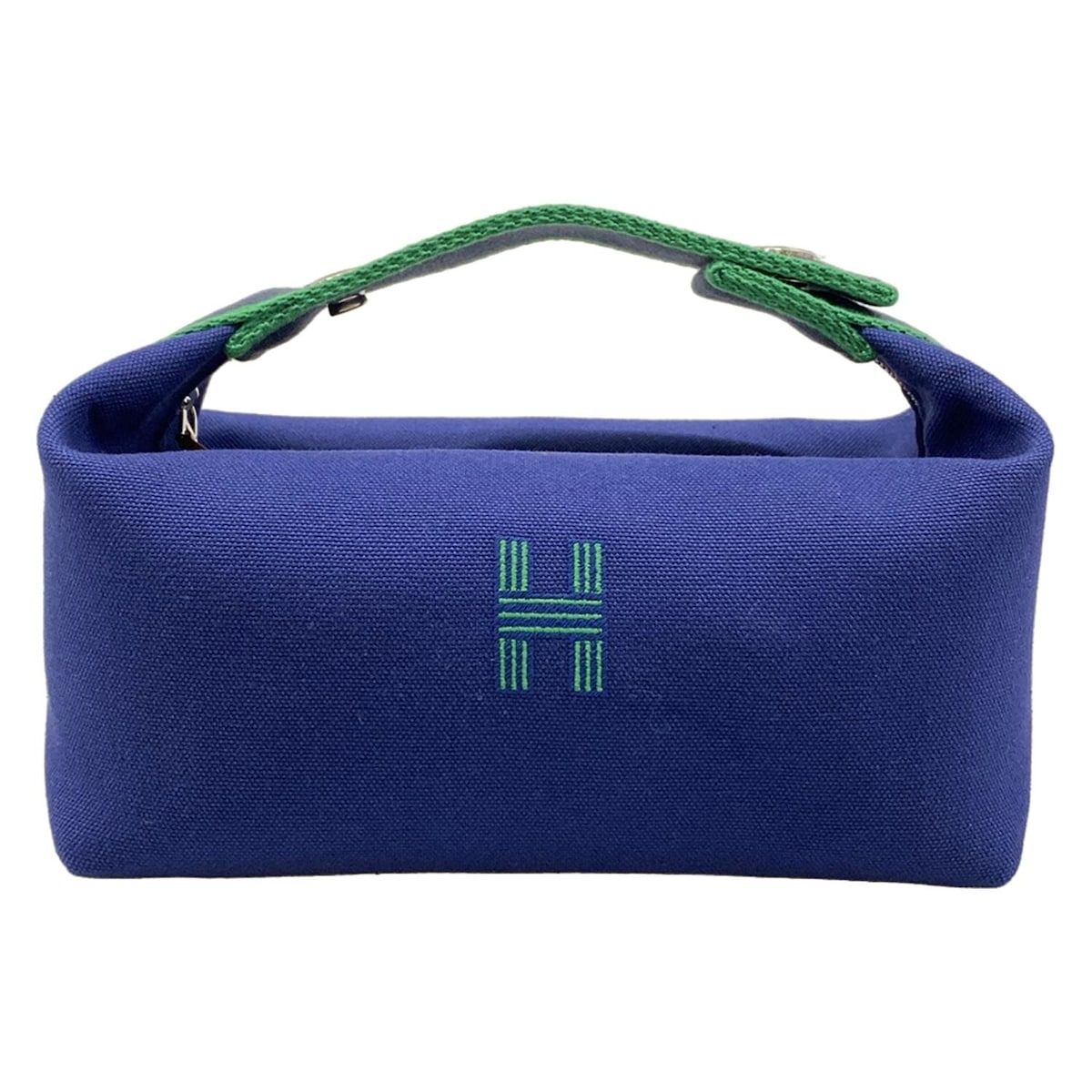 Hermes Handbag Brid-a-brac PM Blue Green Silver