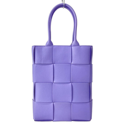 Bottega Veneta Tote Cassette Light Purple Leather