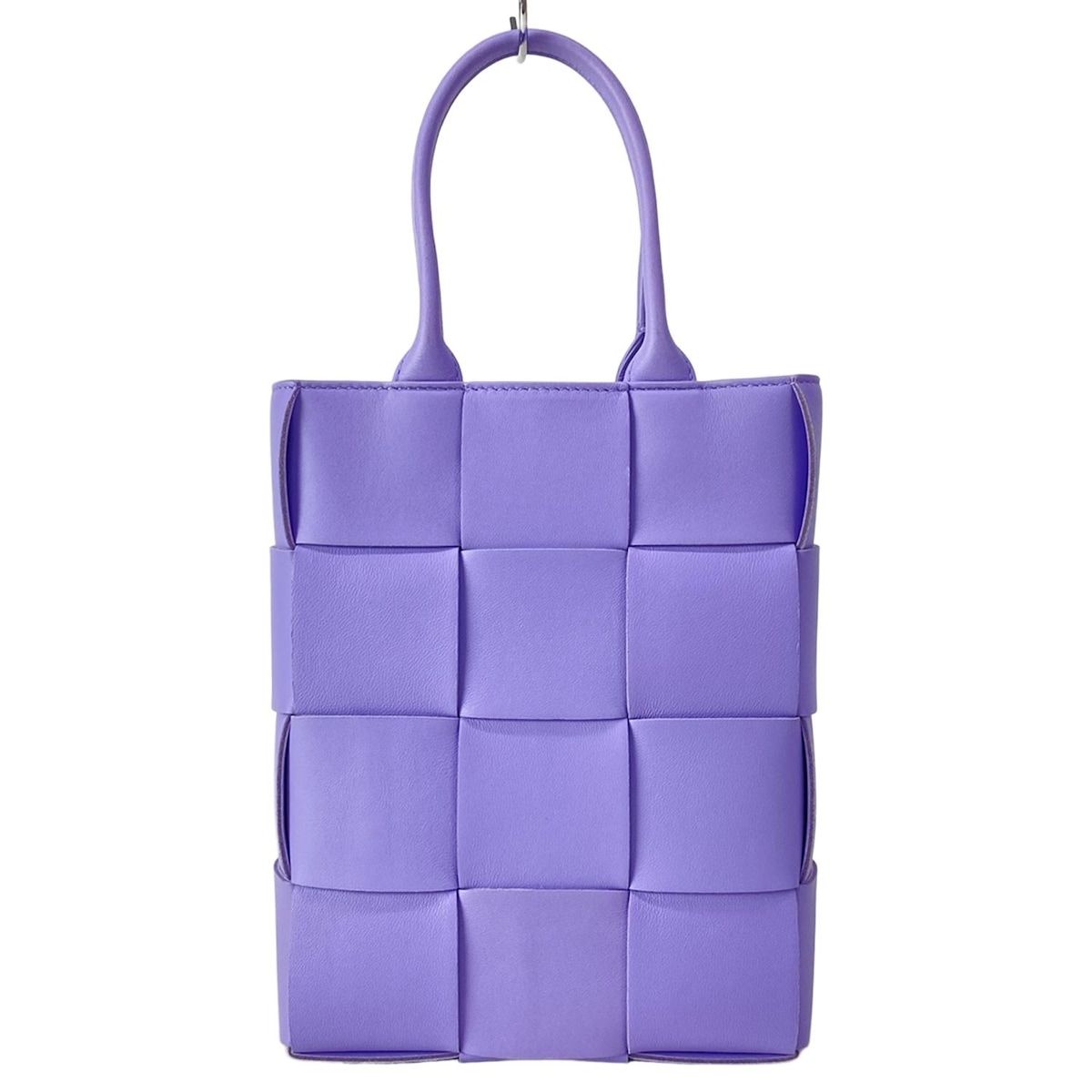 Bottega Veneta Tote Cassette Light Purple Leather — view 3