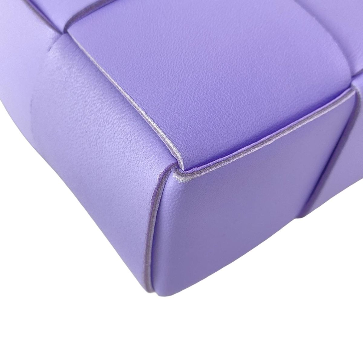 Bottega Veneta Tote Cassette Light Purple Leather — view 6