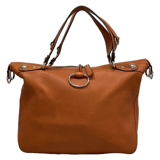 Gucci Handbag Orange Leather