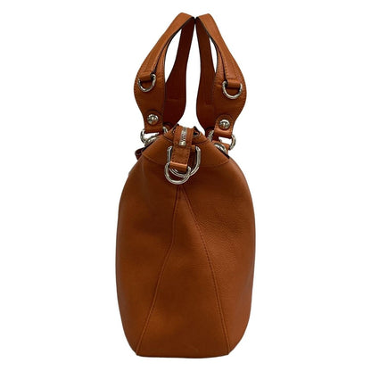 Gucci Handbag Orange Leather — view 4