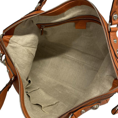 Gucci Handbag Orange Leather — view 7