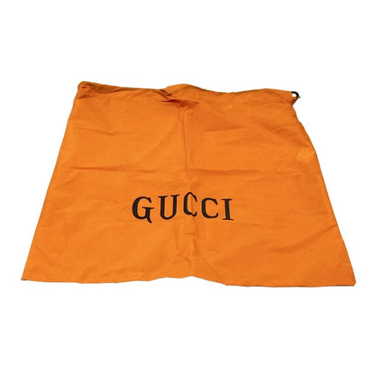 Gucci Backpack Off the Grit Orange Black Leather — view 8