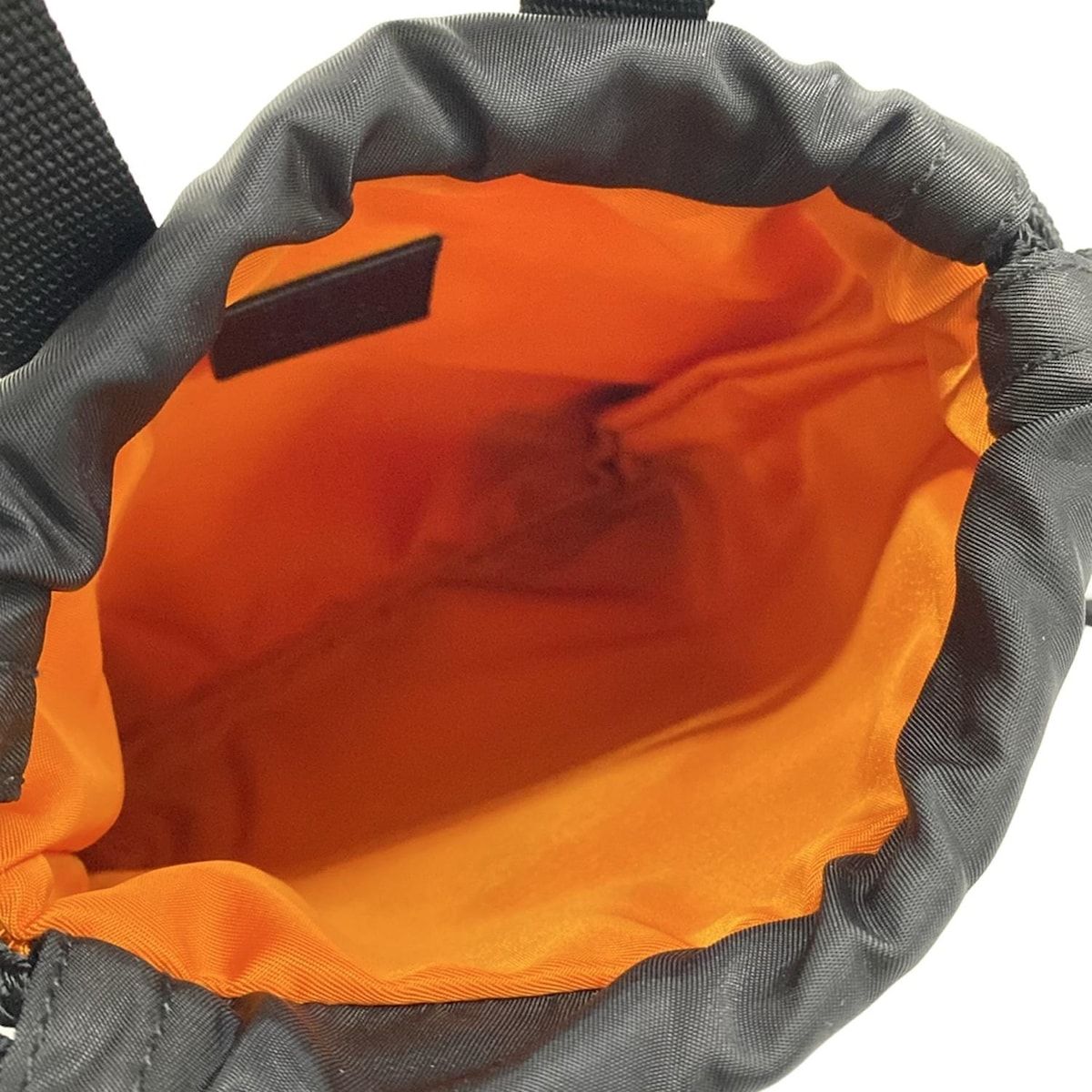 Gucci Backpack Off the Grit Orange Black Leather — view 7