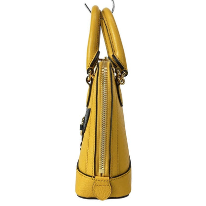 Gucci Handbag Horsebit Yellow Black Adidas Leather — view 4