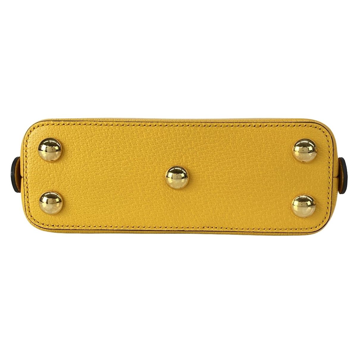 Gucci Handbag Horsebit Yellow Black Adidas Leather — view 5