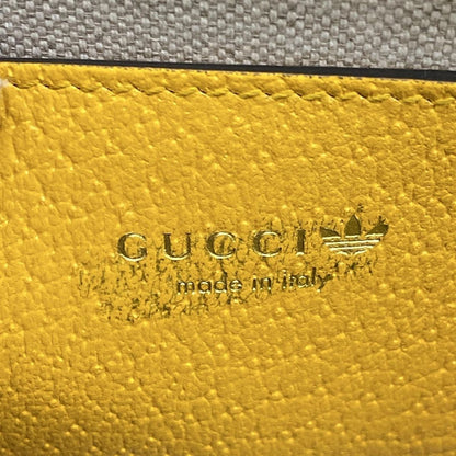 Gucci Handbag Horsebit Yellow Black Adidas Leather — view 9
