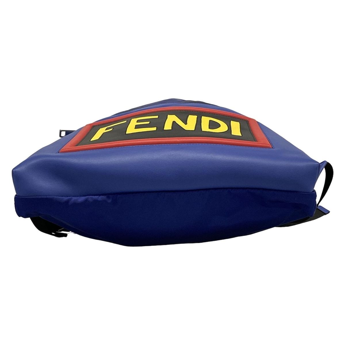 Fendi Backpack Vocabulary Blue Yellow Multi Leather — view 5