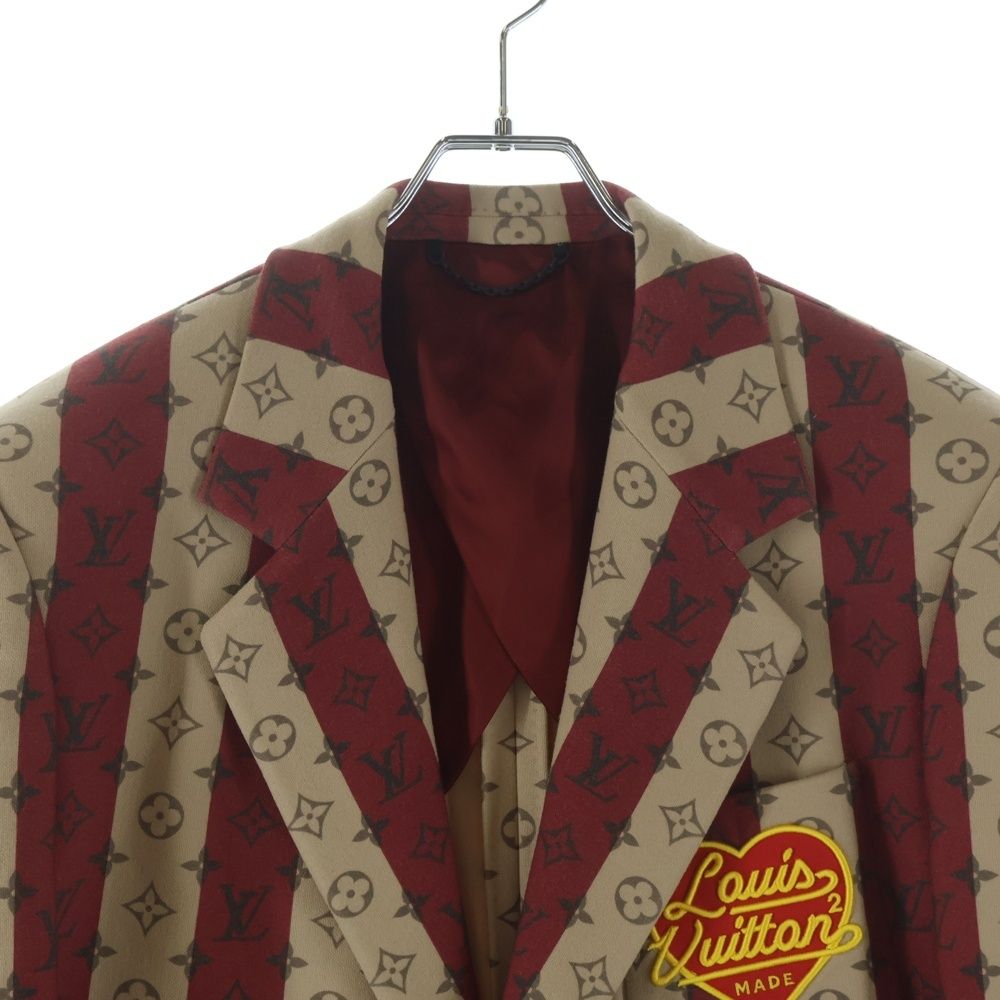 Louis Vuitton Collaboration Monogram Trunk Stripe Pocket Jacket 46 194 Replaceme — view 3