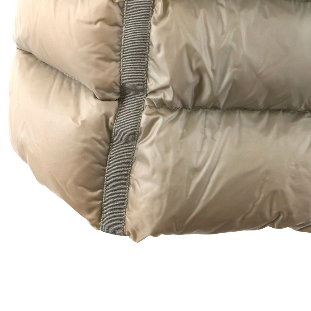 Moncler Hermine Giubbotto Down Jacket Coat Gray — view 5