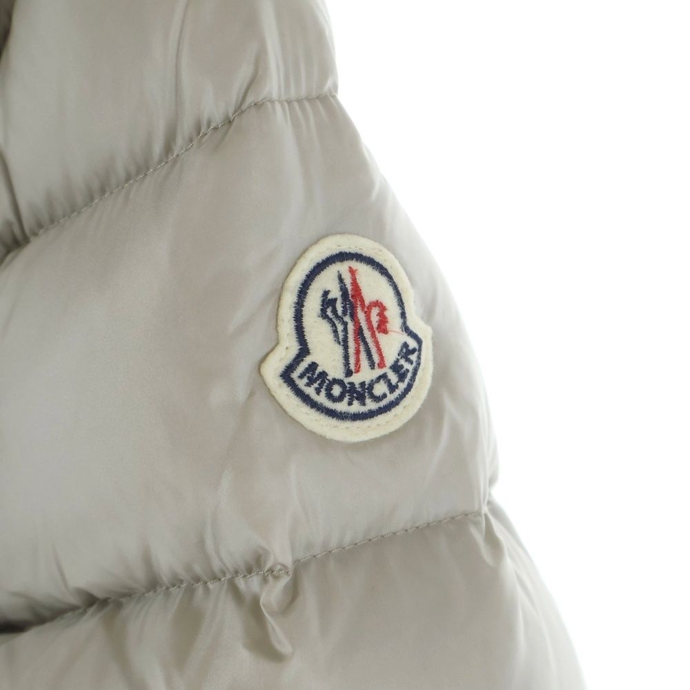 Moncler Hermine Giubbotto Down Jacket Coat Gray — view 6