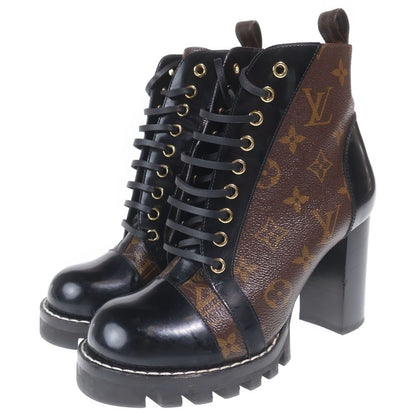 Louis Vuitton Star Trail Line Ankle Boots Heels Brown — view 2