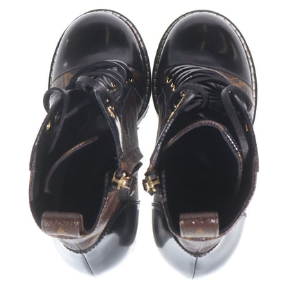 Louis Vuitton Star Trail Line Ankle Boots Heels Brown — view 4