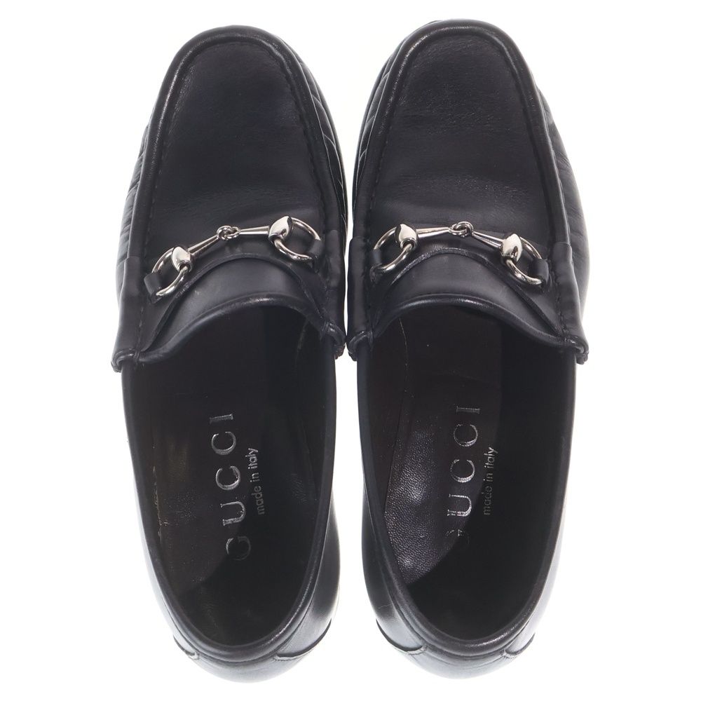 Gucci Horsebit Leather Loafers Black — view 4