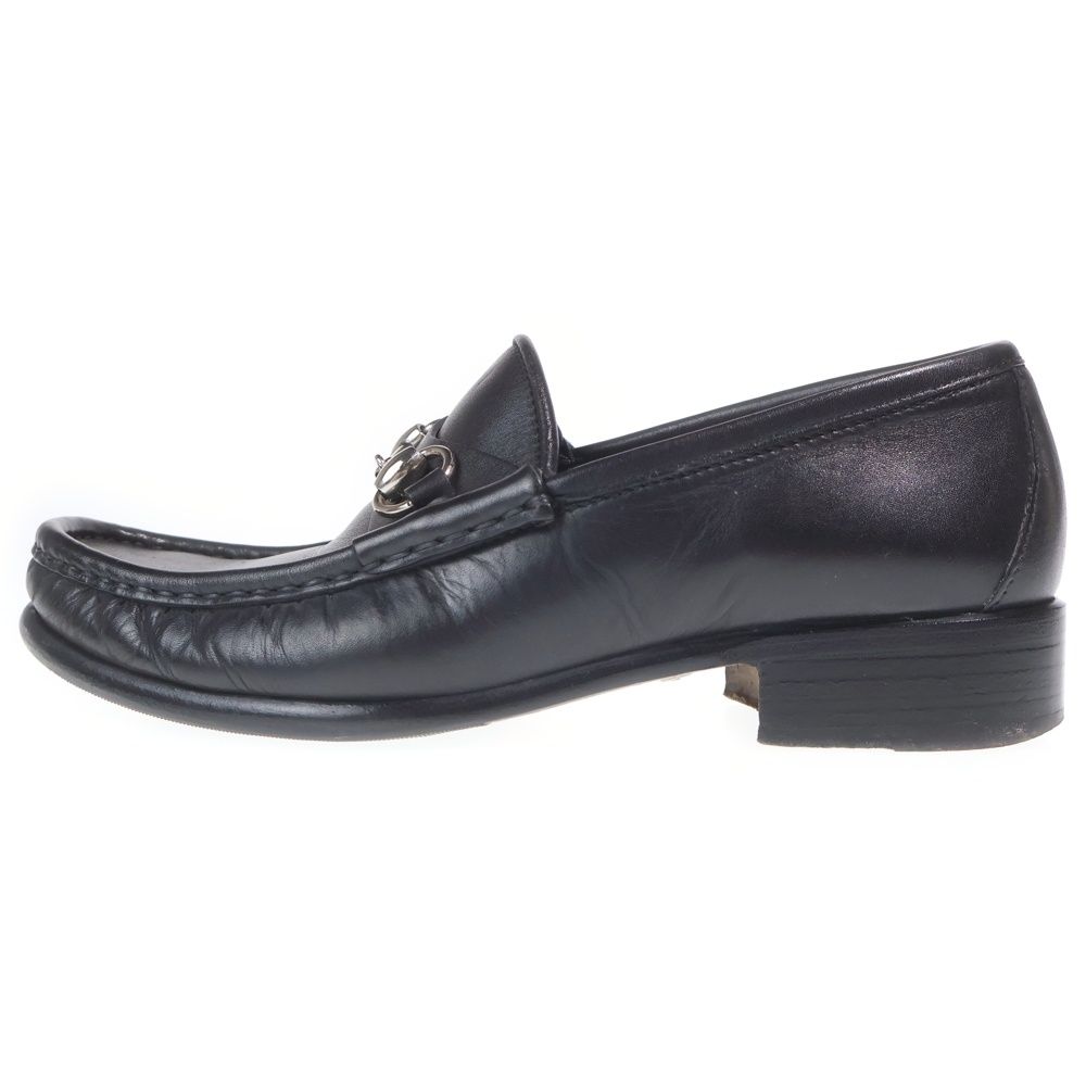 Gucci Horsebit Leather Loafers Black