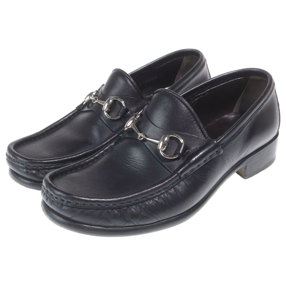 Gucci Horsebit Leather Loafers Black — view 2