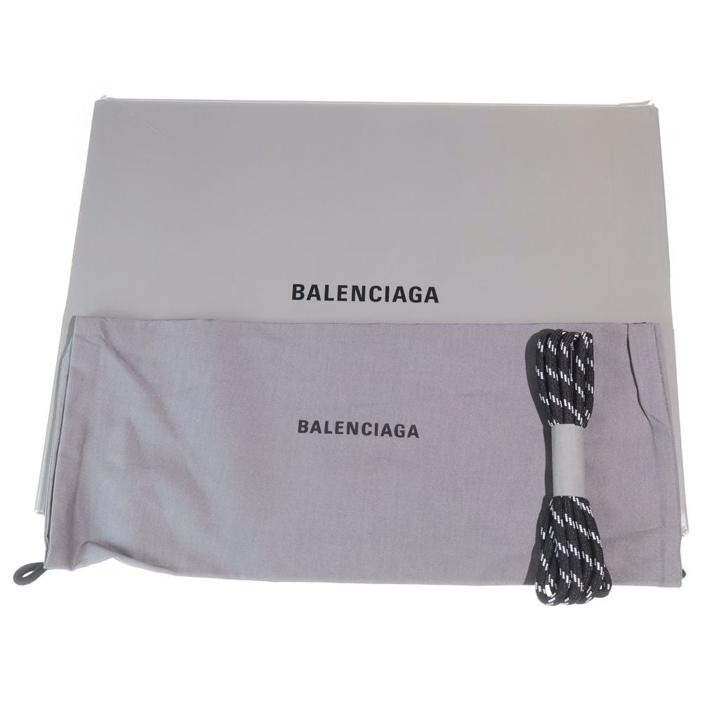 Balenciaga Triple Leather Mesh Sneakers Low Cut Black — view 6