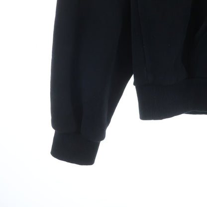Celine Hoodie Logo Print Zip Up Black — view 4