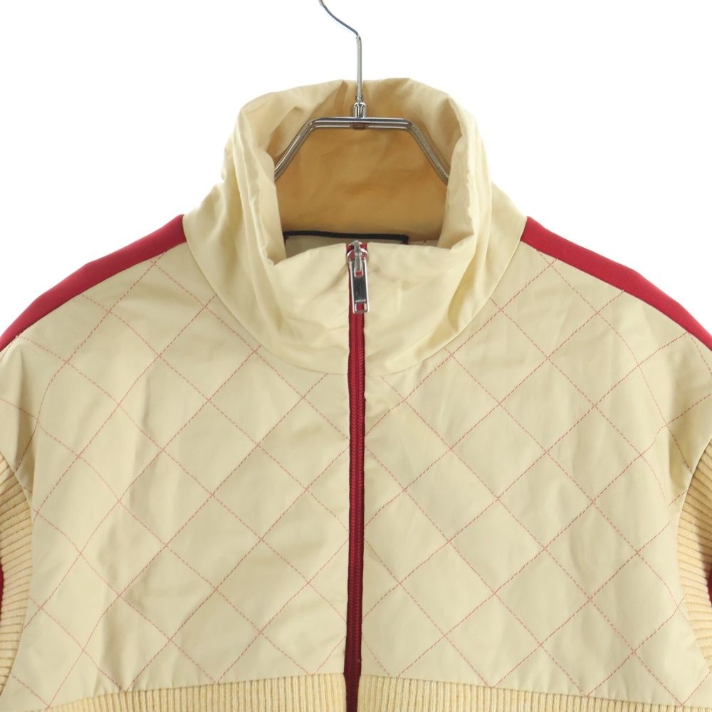 Gucci Plain Knit Zipper Jacket Technical Jersey Zip Up Red — view 3