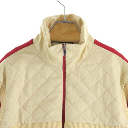 Gucci Plain Knit Zipper Jacket Technical Jersey Zip Up Red — view 3